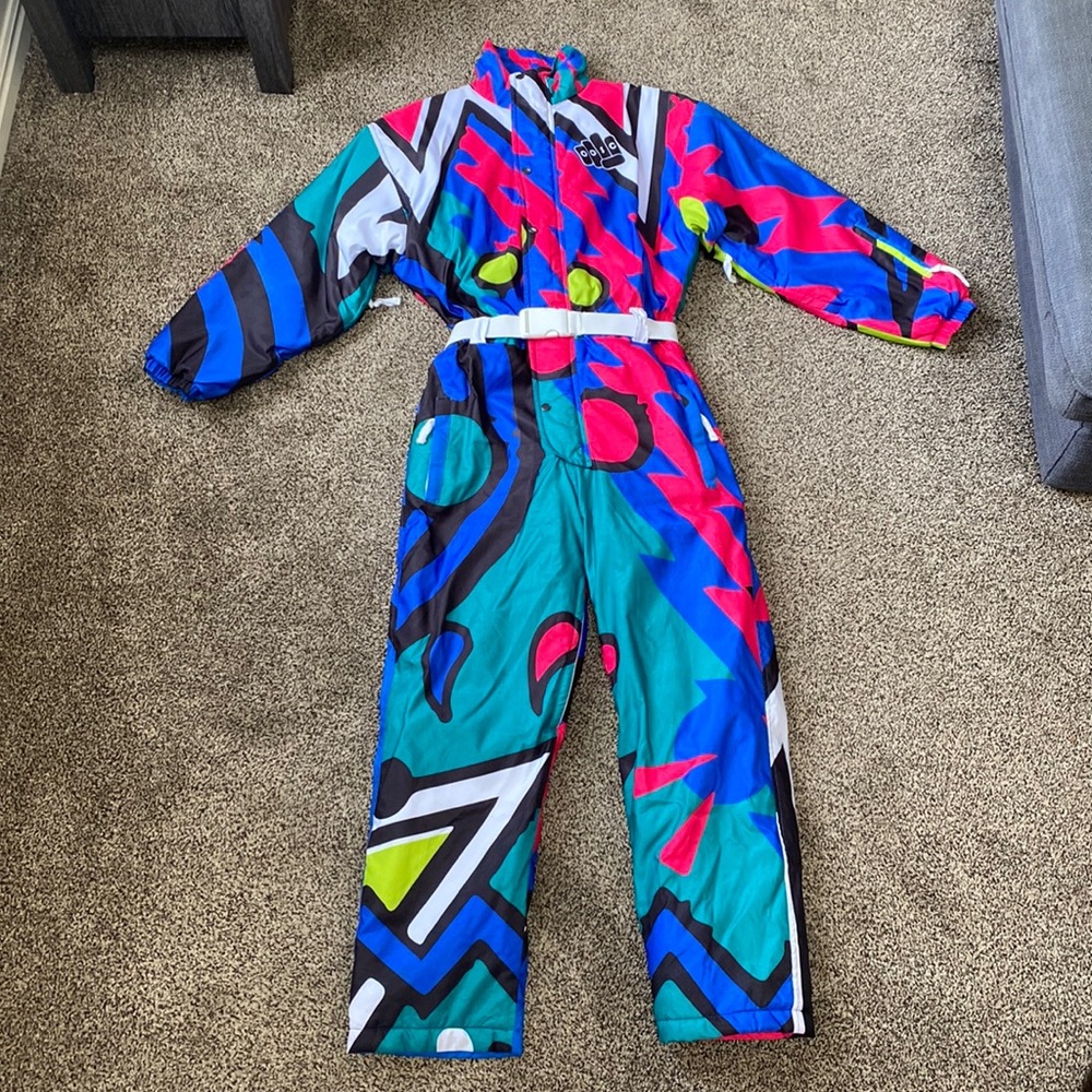 OOSC ski suit - multi-color, small